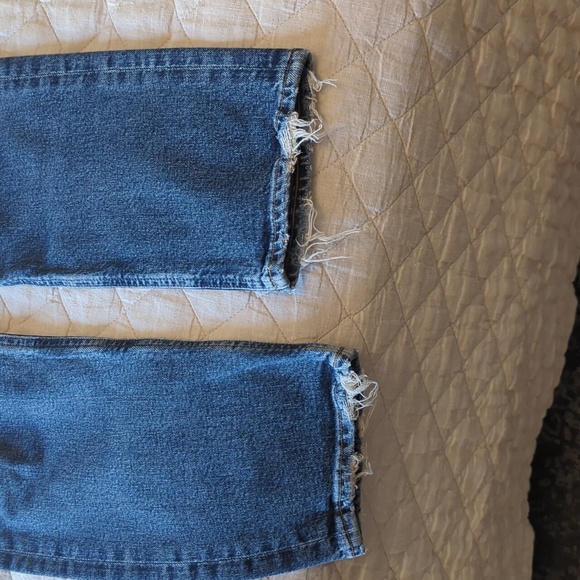 Agolde Riley Long High Rise Straight Stretch - Picture 2 of 4